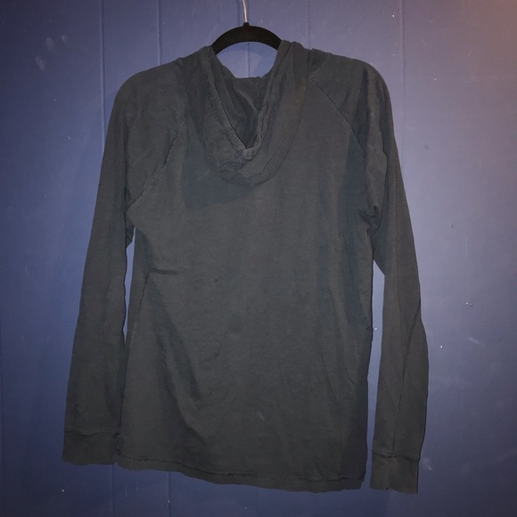 Navy blue rue21 hooded shirt - Picture 2 of 3